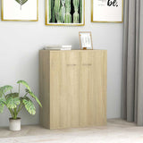 Sideboard Sonoma oak Engineered wood 60 x 30 x 75 cm Sideboard 800732