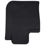 Car Mat 4 pcs Black suitable for DACIA DUSTER 2010-2017 Rubber 42029107