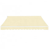 Folding Awning Manual Operated 600 cm Cream 276353