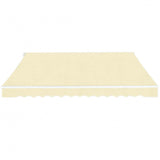 Folding Awning Manual Operated 600 cm Cream 276353