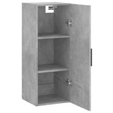Wall Mounted Cabinet Concrete Grey 34.5x34x90 cm 828880