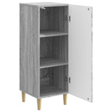 Sideboard Grey Sonoma 33 x 34.5 x 90 cm Engineered Wood 894601