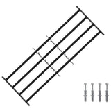 Security Grille for Windows with 4 Crossbars 3 pcs 93-174 cm 42031290