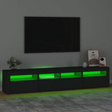 TV Cabinet Black Engineered wood Large TV Cabinet Rectangular 3152731