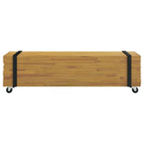 TV Stand Brown 110 x 30 x 30 cm Solid Teak Wood 4009312