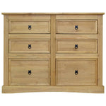 Sideboard Mexican Pine Corona Range 110x43x81 cm 243731