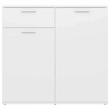 805770 Sideboard White 80x36x75 cm Engineered Wood