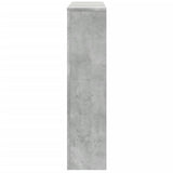 Radiator Cover Concrete Grey 175x20x82 cm Engineered Wood 852756