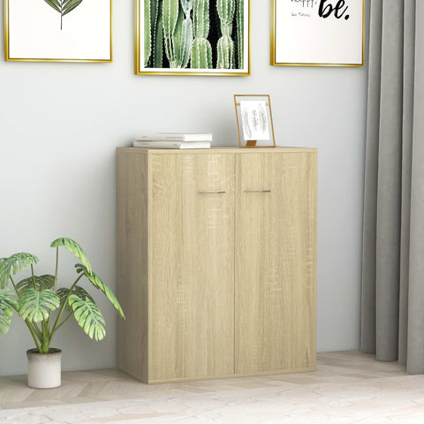 ZNTS Sideboard Sonoma Oak 60x30x75 cm Engineered Wood 800732