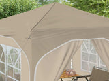 Pop-up Party Tent 192 x 192 x 245 cm Cream 42019834