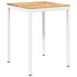Garden Bar Table White 80 x 80.5 x 105 cm Solid Acacia Wood 901777