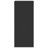 Plant Stands 2 pcs Black 30x30x70 cm Engineered wood 852925
