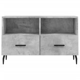 TV Cabinet Concrete Grey 80x36x50 cm Engineered Wood 828992