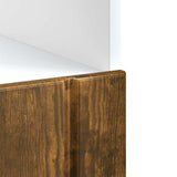 Oven Cabinet Lucca Smoked Oak Engineered Wood 853762