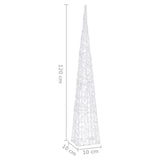 Acrylic Decorative LED Light Cone Multicolour 120 cm 328966