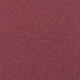Corner Bed Frame with Headboard Wine red 100 x 200 cm Fabric 42016474