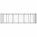 Outdoor Dog Kennel Steel 21.78 m 3082323