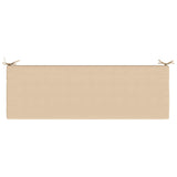2-Piece Bench Cushions SOEST 2 pcs 100% Polyester Cream 949393