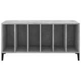 Record Cabinet Concrete Grey 100x38x48 cm Engineered Wood 831985