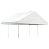 Gazebo with Roof White 4,46x5,88x3,75 m Polyethylene 3155518
