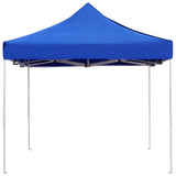 Professional Folding Party Tent Aluminium 4.5x3 m Blue 45492
