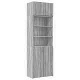 Storage Cabinet Grey Sonoma 70x42.5x225 cm Engineered Wood 3281320