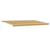 Retractable Awning Manual Multicolour 500 x 350 cm 3331509