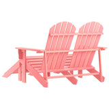 Garden Chair Pink Solid fir wood Large Detachable 315917