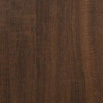ZNTS Side Tables 2 pcs Brown Oak 40x42x50 cm Engineered Wood 825781