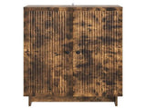 Sideboard Smoked Oak 66 x 34.5 x 90 cm Engineered Wood 893900