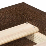 Bed Frame without Mattress Brown Oak 90x200 cm 3203830