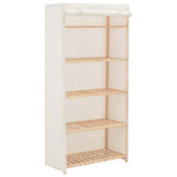 Wardrobe White 79x40x170 cm Fabric 248190