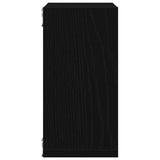Wall Cube Shelves 6 pcs Black Oak 30x15x30 cm Engineered Wood 862057