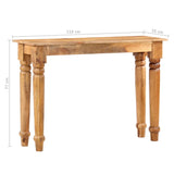 Console Table 110x35x77 cm Solid Mango Wood 282863