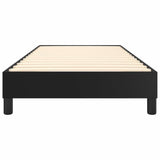 Box Spring Bed Frame Black Single Faux Leather 3121181