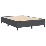 Platform Bed Frame Dark Grey 140 x 200 cm Fabric 3337413