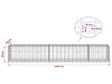 Gabion with 5 mm Wire and 5x10 cm Mesh 250x50x50 cm 3464711
