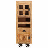 Highboard with Drawer Brown 40 x 30 x 120.5 cm Solid mango wood 4104600