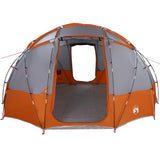 Dome Tent with Roof Grey and Orange 475 x 475 x 235 cm Taffeta 42000995