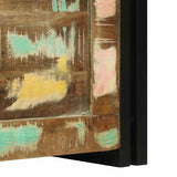 Storage Box Brown and Black 60 x 40 x 41 cm Reclaimed Wood 4016752