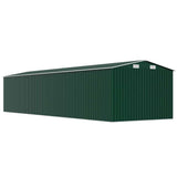 47032 Garden Shed Green 257x779x181 cm Galvanised steel