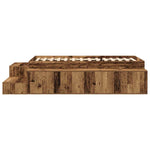 Storage Bed Frame Old wood 244 x 127 x 53.5 cm Engineered wood 3335579