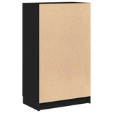 Shoe Cabinet Black 59x35x100 cm Engineered Wood 811440