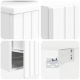 Bathroom Furniture Set 2 pcs High Gloss White 3406137
