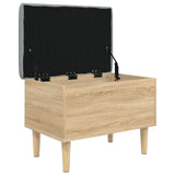 Storage Bench Sonoma Oak 62x42x46 cm Engineered Wood 835070