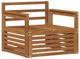 Outdoor Sofa Solid Acacia Wood Natural 3436339