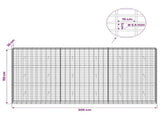 Gabion with 3.5 mm Wire and 5x10 cm Mesh 300x30x150 cm 3462744