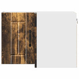 Wall Corner Cabinet LUCCA Smoked Oak 57 x 57 x 40 cm 884960