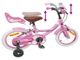 Kids Bike 16 Inches for 4-6 Years Old Light Pink 42009421