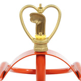 Wheeled Sprinkler Sled with Rotatable Head Red Steel 4005276